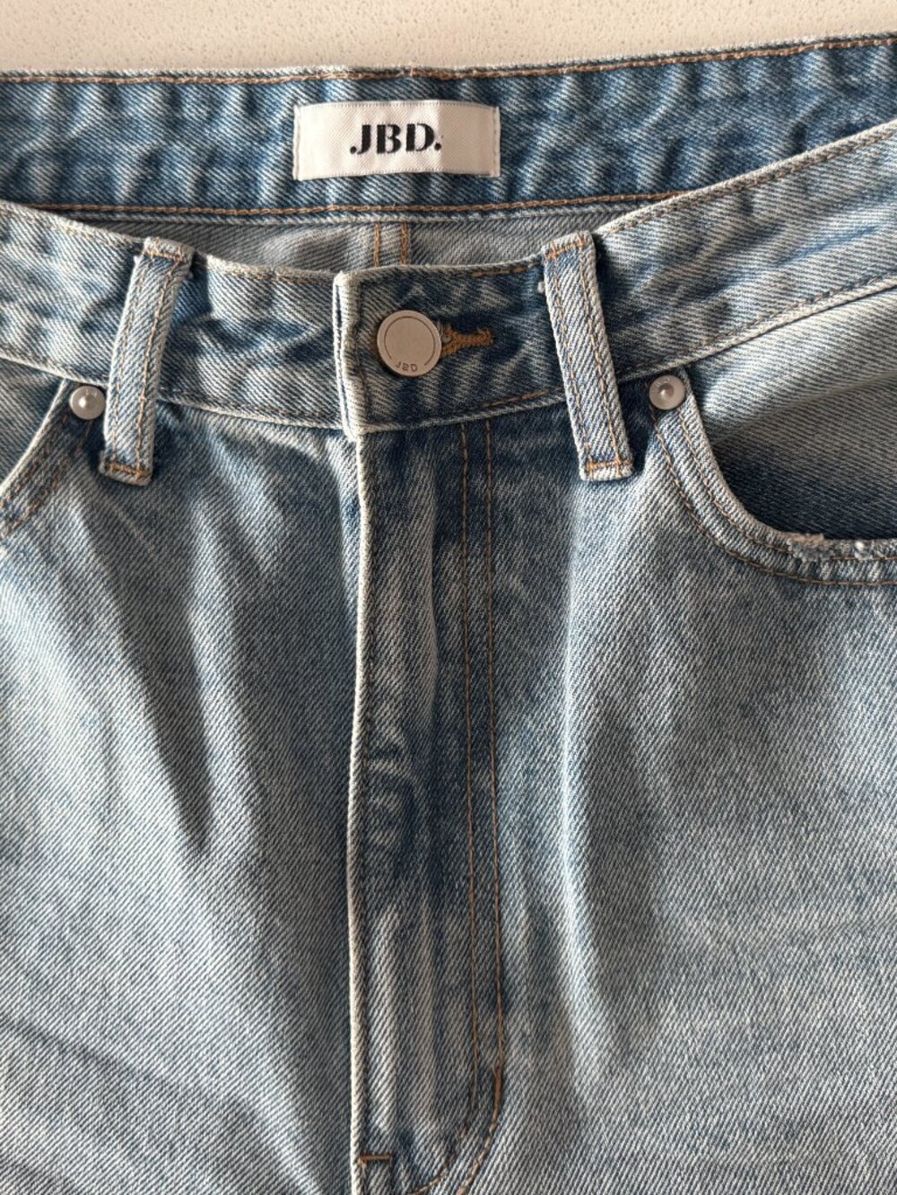 JBD by Just Black Denim Light Wash Wide Leg Jeans, Size 31 - Picture 2 of 8